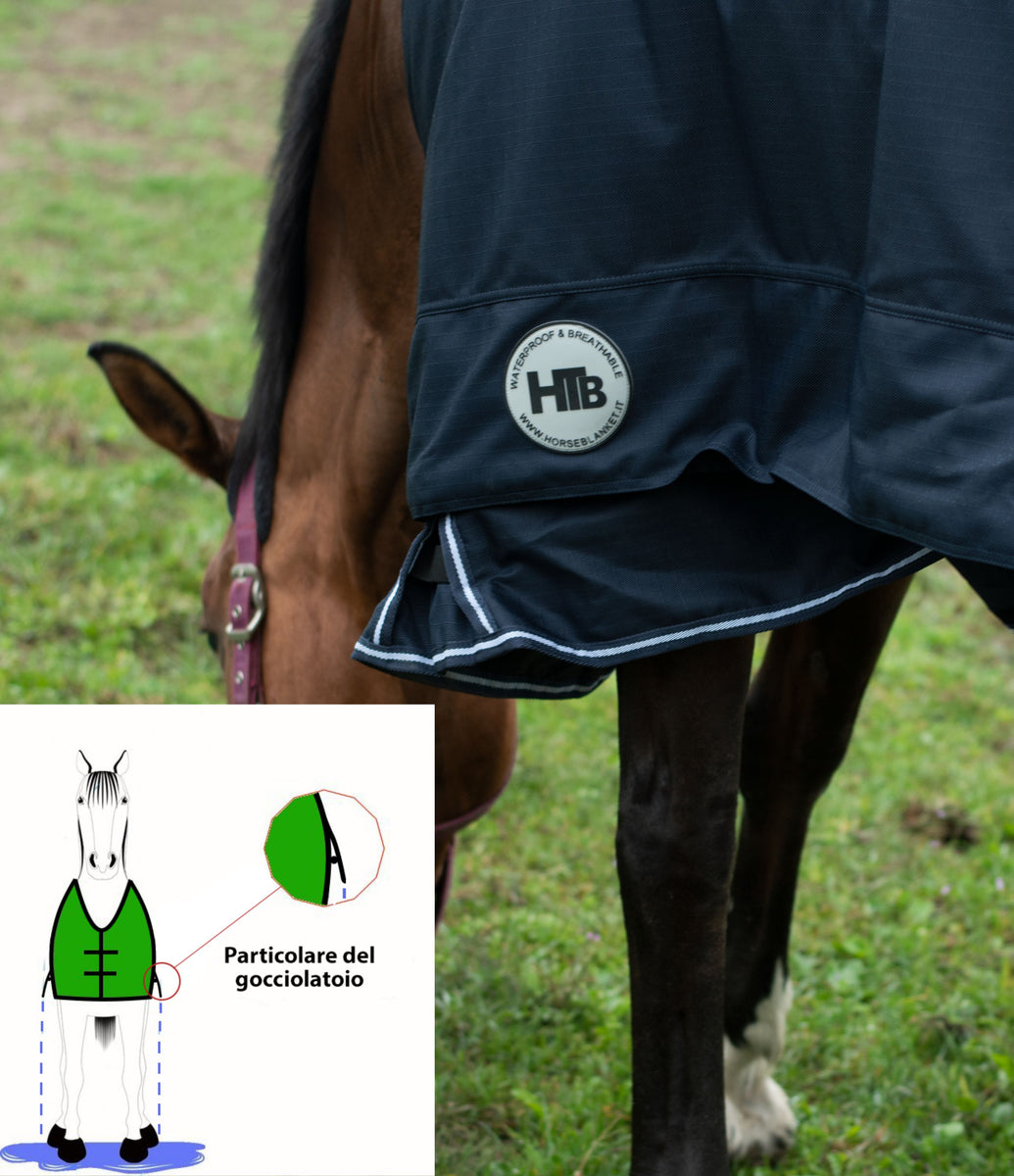 Coperta da paddock HTB con gocciolatoio