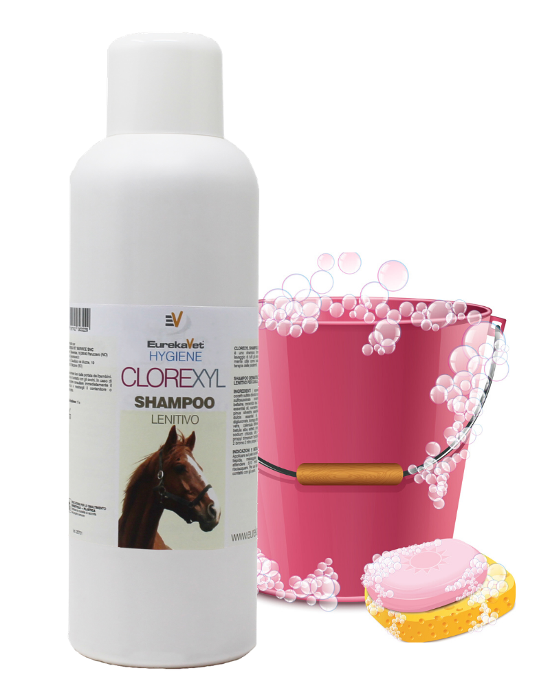 Shampoo lenitivo per cavalli e cani