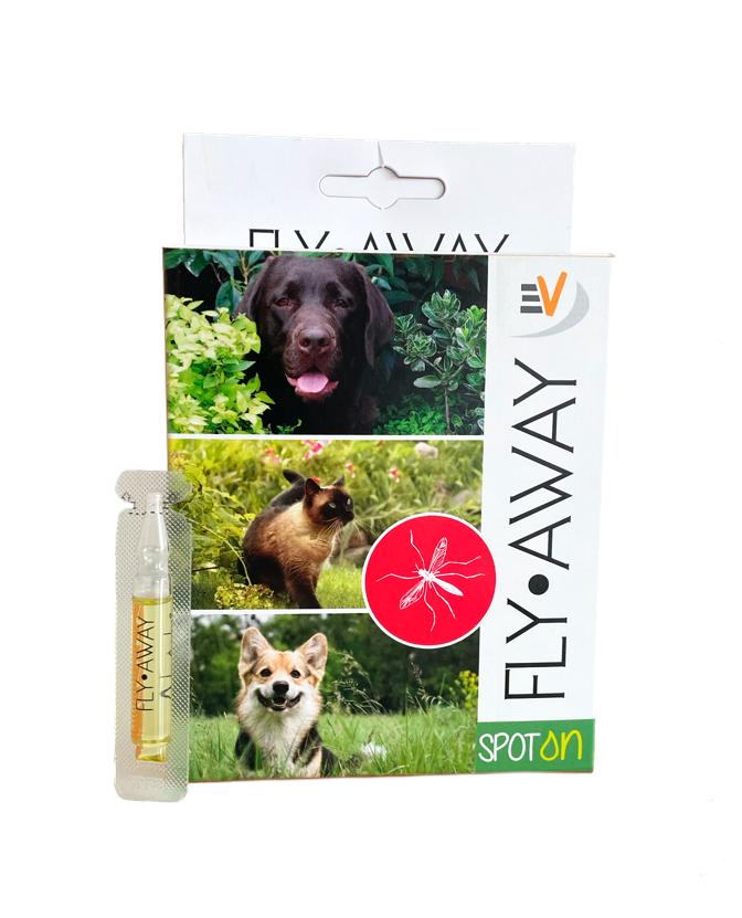 Fly Away cani, Spray & Spot On